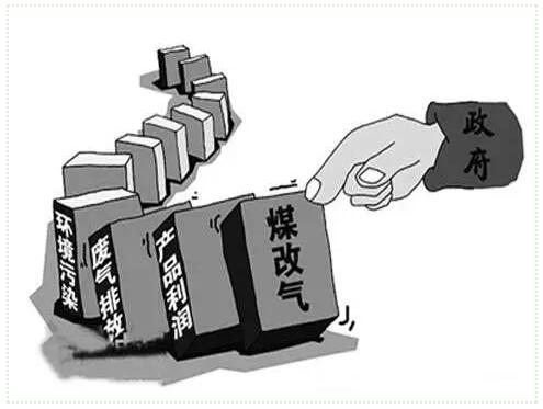 煤改氣使用天然氣，成本高